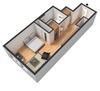 East of Eleven Apartments Kerns 3D Floor Plan